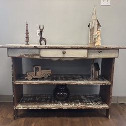 Reclaimed Wood Desk/Sofa Table andrew mccall, woodwork, reclaimed, reclaimed wood, table, 