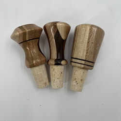Wooden Wine Stopper w/ Coin bud rogers, wooden wine stopper w/ coin, wood bottle top stopper with a coin